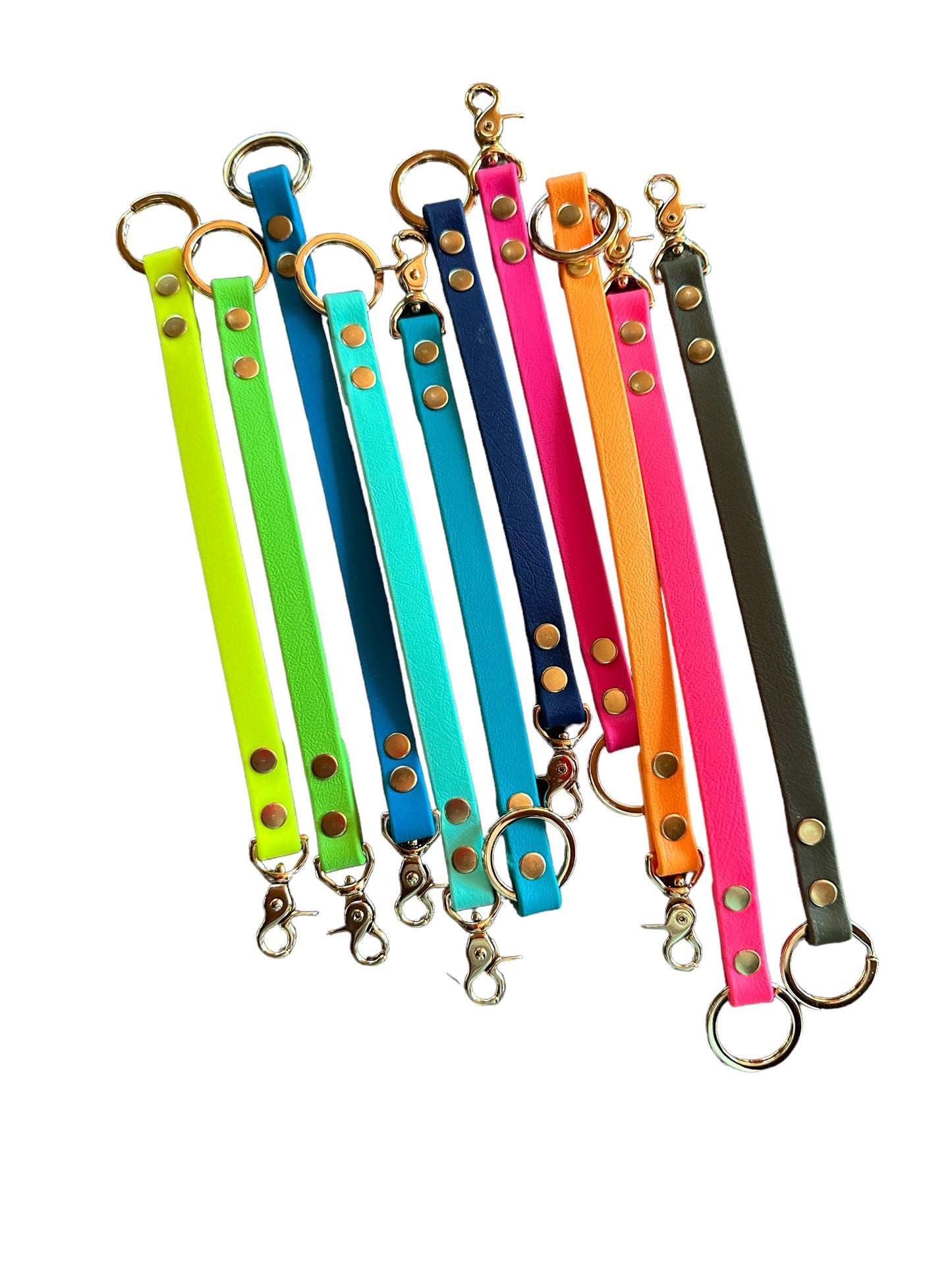IT'S A WRAP - Colorful Wrap and Clip On Keychain! Clip On a Bag, Belt Loop, Wrap Around a Purse Strap or Wrist, Bright Bag Charm, Waterproof Beach Keychain Never Worry About Losing Your Keys Again!