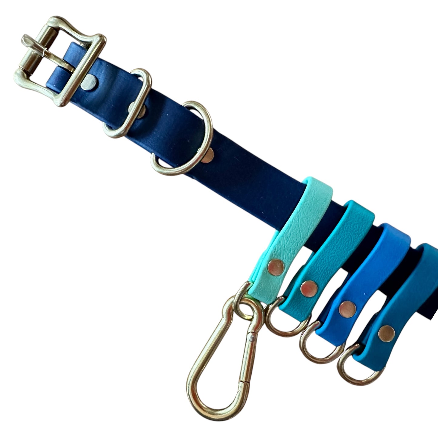 Waterproof Biothane Vegan Bright Practical Stylish Belt 3/4" 20+ Mix and Match Colors for the Beach, for Hiking, for Walking your Dogs, and for Busy Moms