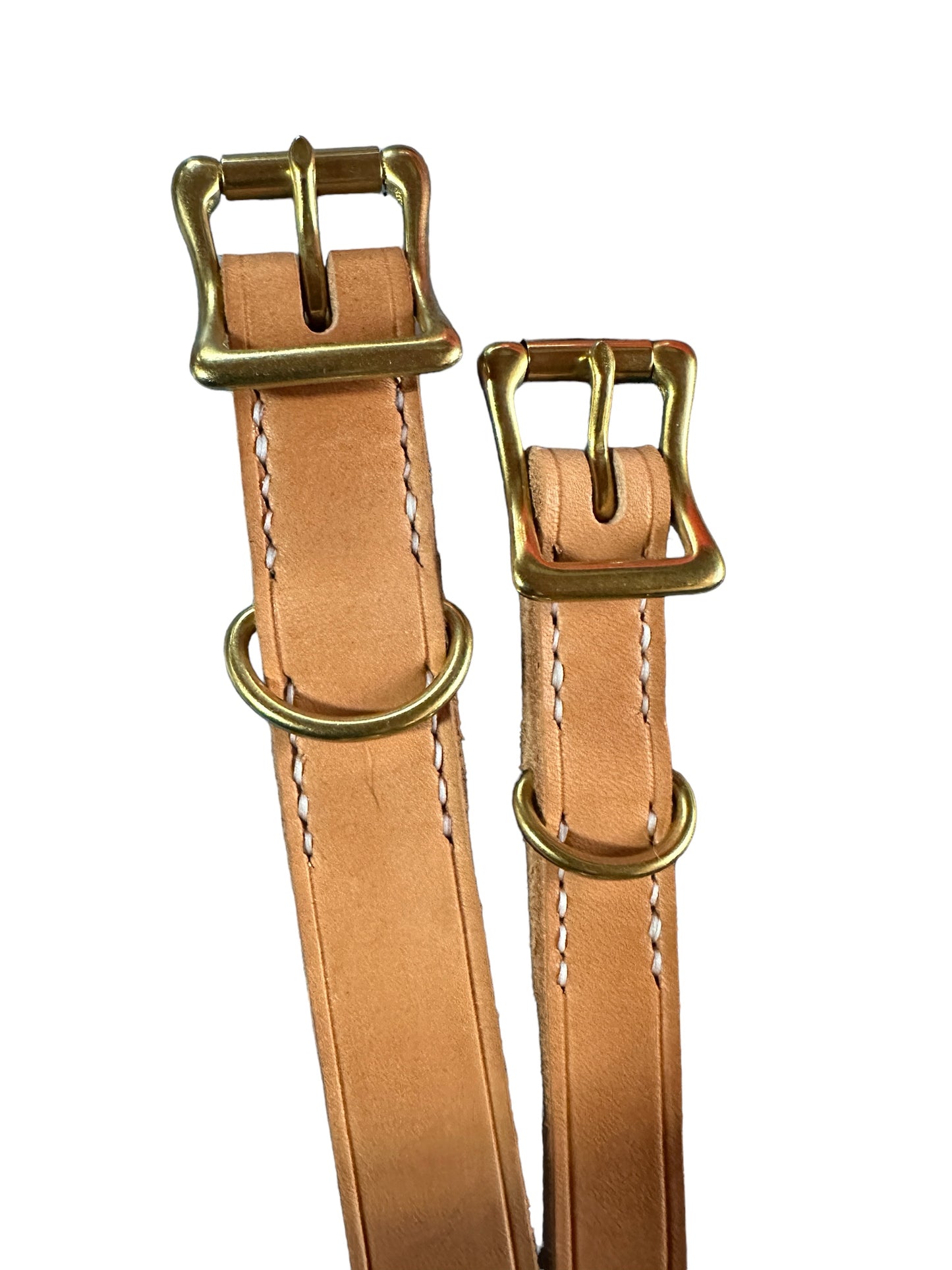 Extra Heavy Leather Field/Safety Collar All Natural Veg Tanned Premium Durable Rugged Gear for Active Dogs Saddle-stitched for Durability