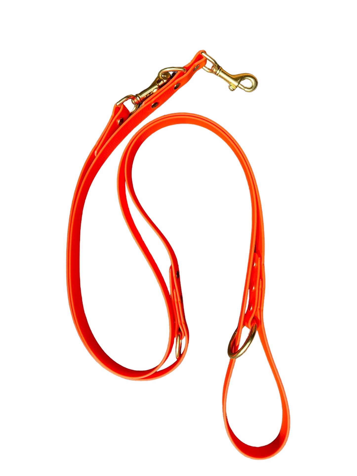 3/4" Waterproof Hands-Free, Over the Shoulder Leash, Biothane, Functional Leash, Training Leash, Hiking Leash,