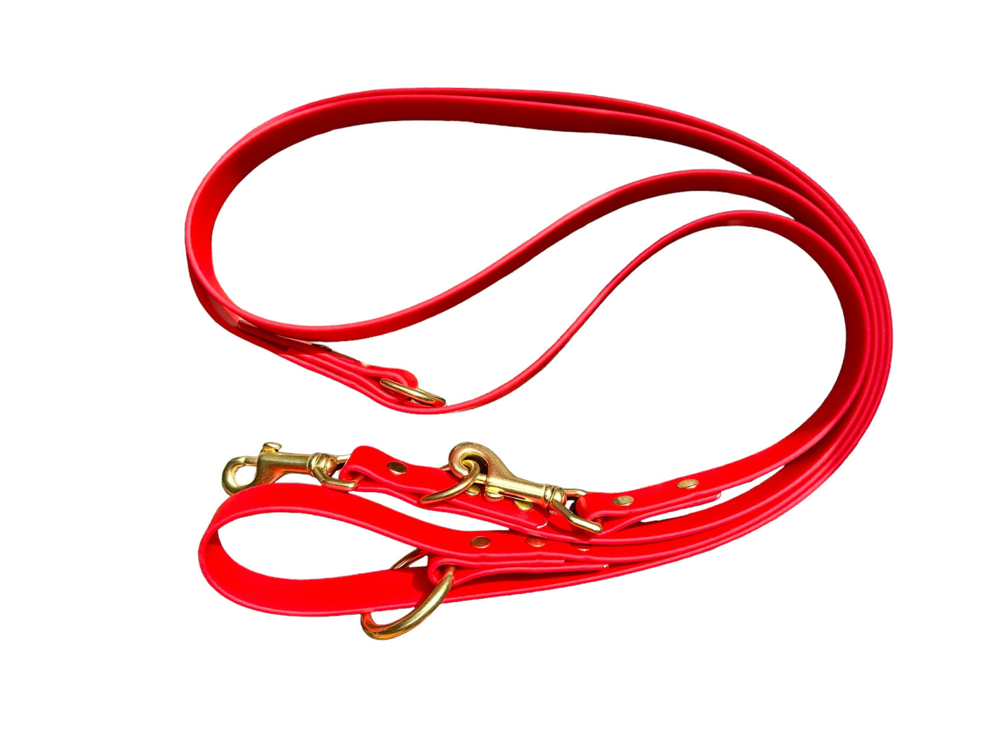 3/4" Waterproof Hands-Free, Over the Shoulder Leash, Biothane, Functional Leash, Training Leash, Hiking Leash,